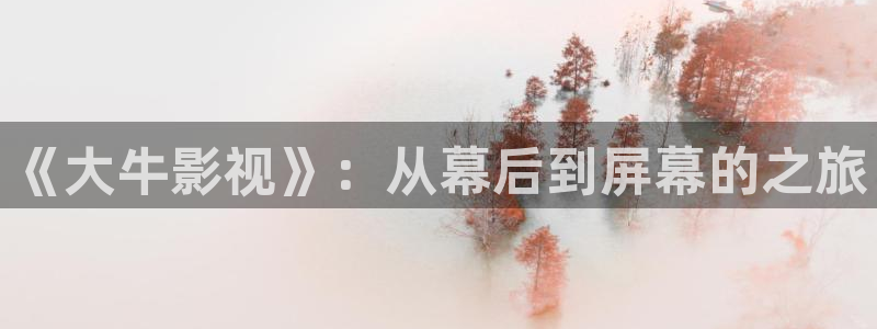 国产精品嫩草影院在线：《大牛影视》：从幕后到屏幕的之旅